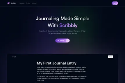 Screenshot of Scribbly