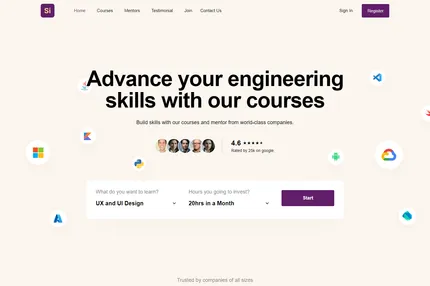 Screenshot of Si Educational