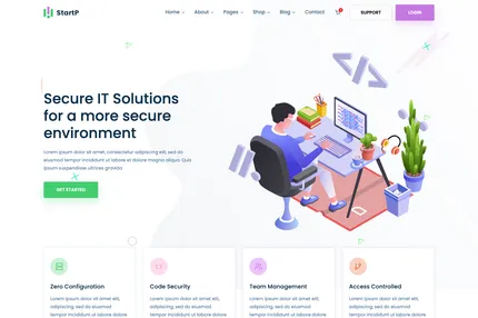 Screenshot of StartP