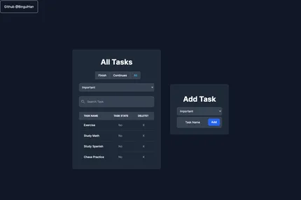 Screenshot of Nextjs Todo App