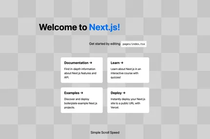 Screenshot of Nextjs With Locomotive Scroll Example